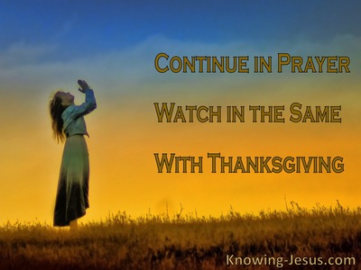 Continuing Thankful Prayer - Study in Prayer (12)